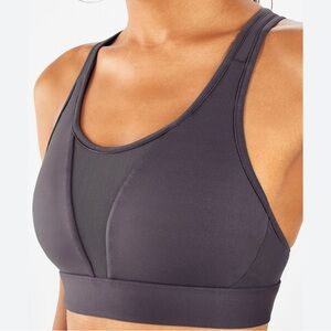 NWT Fabletics Zoe Grey High Impact sports bra XL